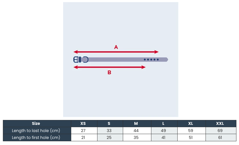 2026 WeatherBeeta Dog Collar  Size Chart